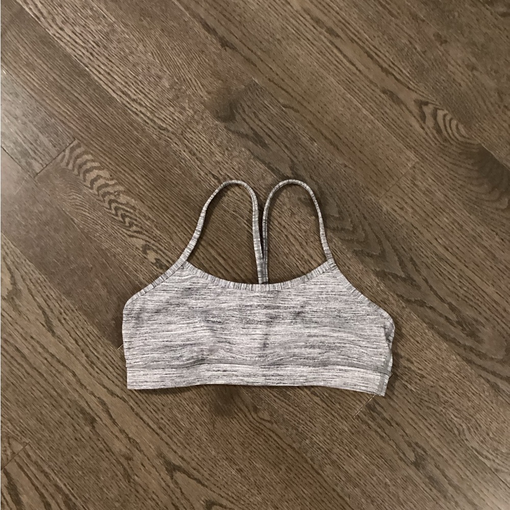 Lululemon Athletica Gray Sports Bra with Racerback